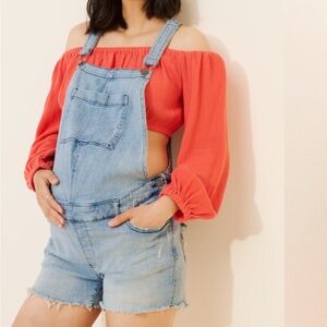DL1961 Light Blue Abigail Denim Overalls